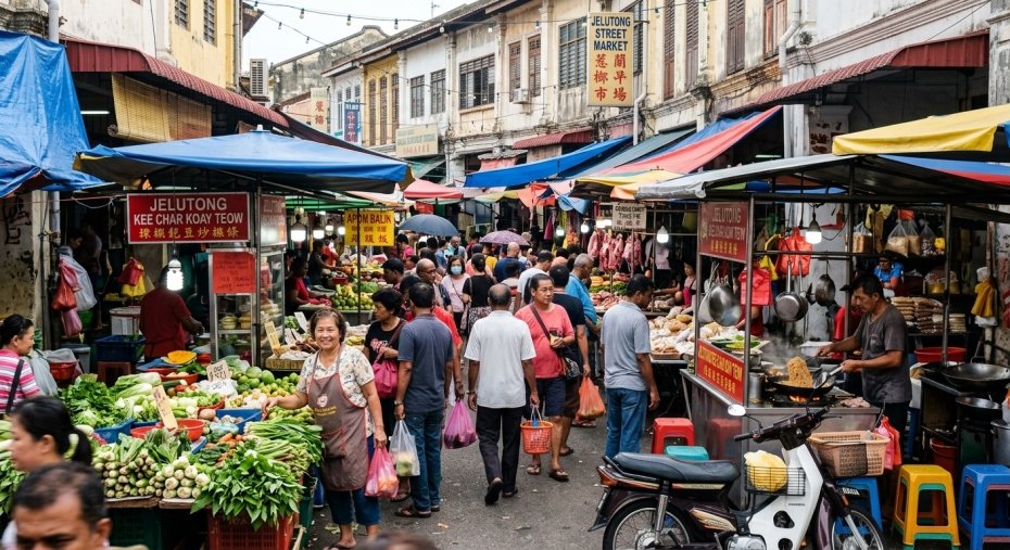 Jelutong Street Market